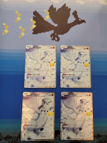 Carta pokemon reshiram - 4x,