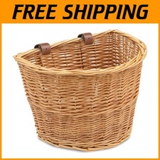 Cestino da bici in vimini