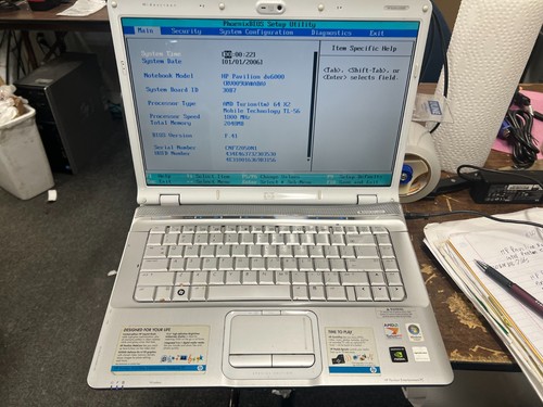 Pavilion dv6000 amd - hp,