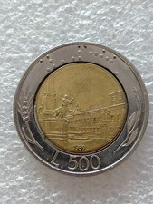 ITALY 1989 COIN 500 LIRE -
