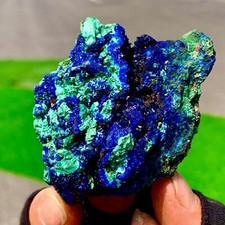 Esemplari di minerali di cristallo 126G MIGLIORI NATURALI azzurrite/malachite
