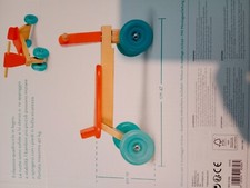 quadriciclo in legno, portata massima 40kg. Ottime condizioni 