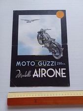 Moto Guzzi Airone 250 1947 depliant ITALIANO originale