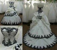 Gothic Taffeta Wedding Dresses