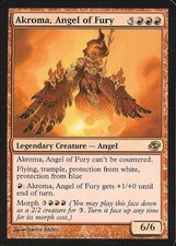 MTG Inglese Akroma, Angelo della Furia NM Foil Planare Chaos