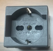 Gewiss gw 21246 , 2P+T 16/250 System, Nero