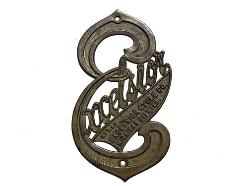Distintivo testa ottone