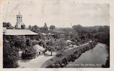 Burns Monument And Tea Gardens Ayr Ayrshire Postcard c1913