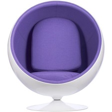 Sedia a sfera retrò con