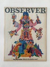 Observer Magazine 26 Nov 1967 The Beatles Alan Aldridge Marie Lloyd Dan Farson