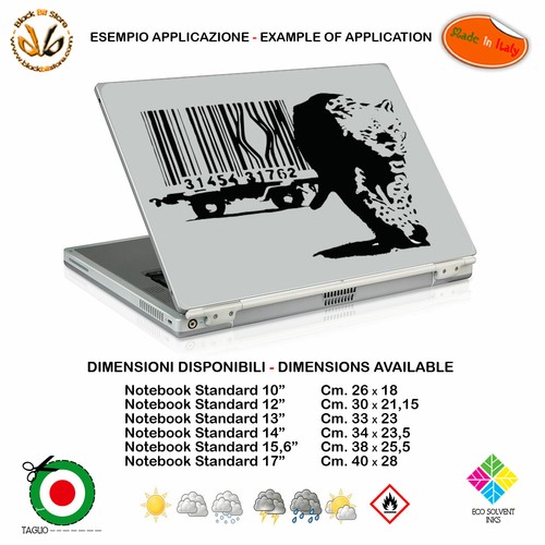 Adesivo notebook ghepard