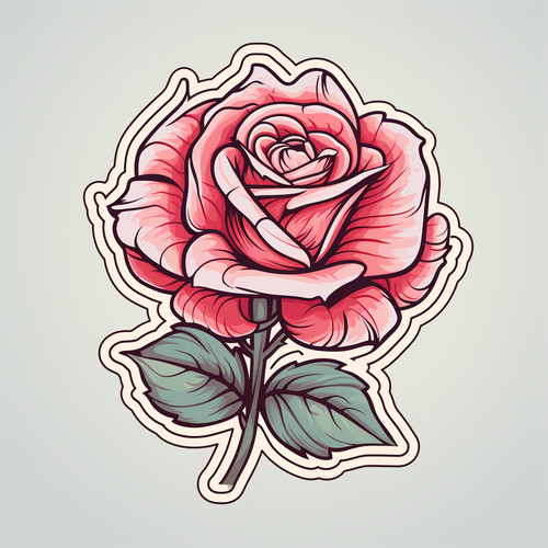 Adesivi auto sticker fiori - 5,