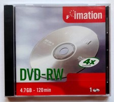 Cd Imation Dvd-Rw 4.7 Gb 120 Min.Rewritable Riscrivibile Vergine Sigillato Nuovo