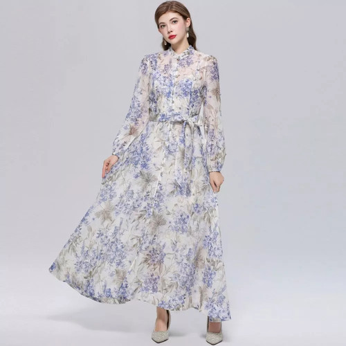Abito donna lungo floreale - abito,