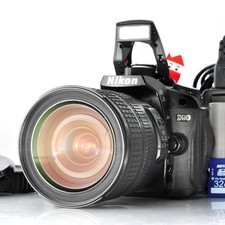 Corpo fotocamera Nikon D90 + obiettivo AF-S 24-120 mm dal Giappone [Ecc + 5]