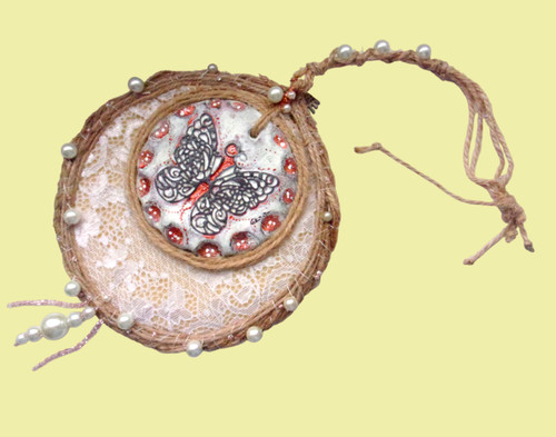 Farfalla macramè decorazione