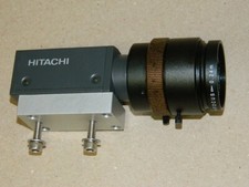 Hitachi KP-M32AN fotocamera industriale Vison e obiettivo Edmunds 35 mm 54689 doppio vetro 