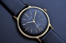 Nuovo Orologio Poljot De LUXE Ultra SLIM Uomo Vintage Cassa URSS Acciaio Inox 