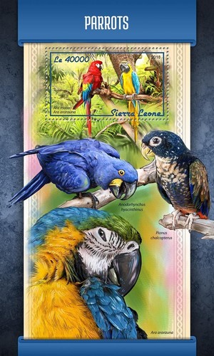 Francobolli pappagalli mnh - pappagalli,