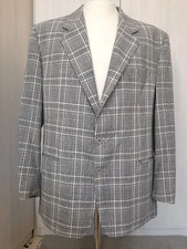 GIACCA BLAZER SARTORIALE GIORGIO ZANELLA ITALY 100%LANA VERGINE UOMO SIZE 50