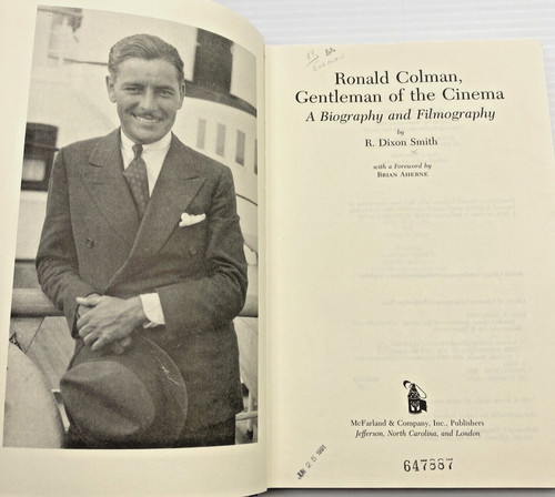 Film studies ronald - ronald, colman