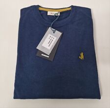 Maglia JECKERSON UOMO MAN Maglione SWEATER Lana Cotone BLU aperto Pullover 149€