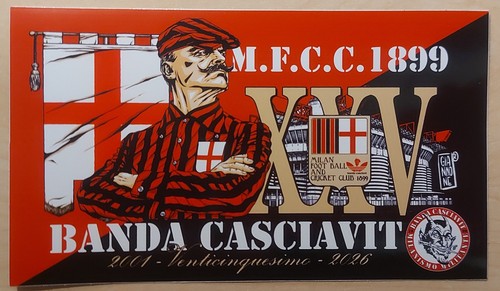 Adesivo ultras milan banda - ultras,