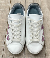 Sneaker Chiara Ferragni Roger Pink Hearts nuove senza scatola $377 taglia:37