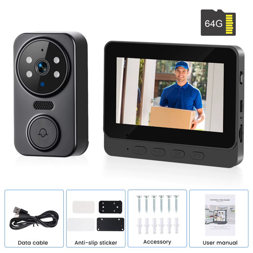 Citofono wireless video - wireless, 4.3''