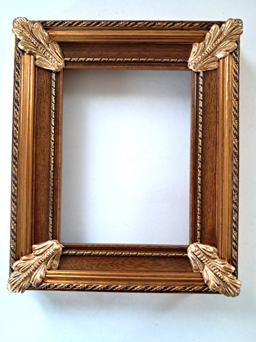 Cornice legno oro noce - cornice,