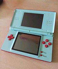 Console Nintendo DS Lite con case interno Celeste ed esterno Rosso + pennino