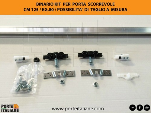 Binario portata kit per - binario, kg.