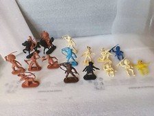 Soldatini Jean Hoefler Cloni Scala 1:32 Made In Hong Kong Cowboy/Indiani