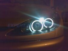 FARI ANGEL EYES   LED CROMO O BLACK  PEUGEOT 206  DAL 1998 AL 2007