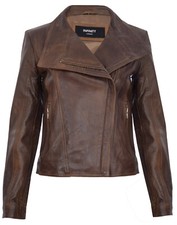 Donna Pelle Giacca Classica