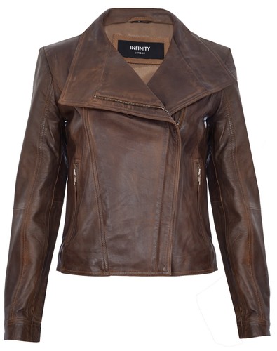 Donna pelle giacca classica - giacca,