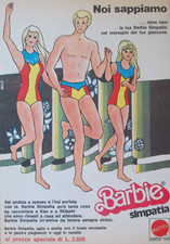 Pubblicità Advertising Werbung Italian Clipping 1977 BARBIE SIMPATIA KEN SKIPPER