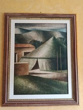 Marcello Scuffi, olio su tela