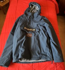 Giubbino giacca Napapijri Uomo Parka Rain forest Blu Petrolio Taglia L 50 Tasca