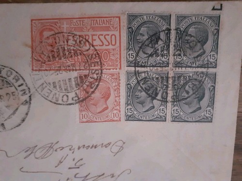 Storica busta viaggiata anni - storica,