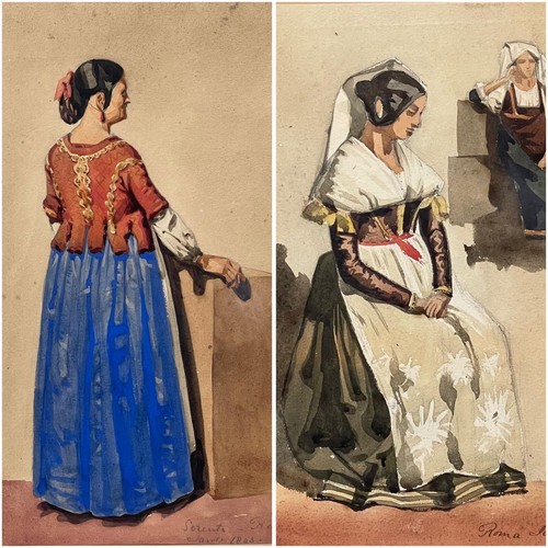 Acquerelli ritratto femminile