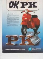 advertising Pubblicità-MOTO  VESPA PK 125  1983  PIAGGIO SCOOTER ITALIANI