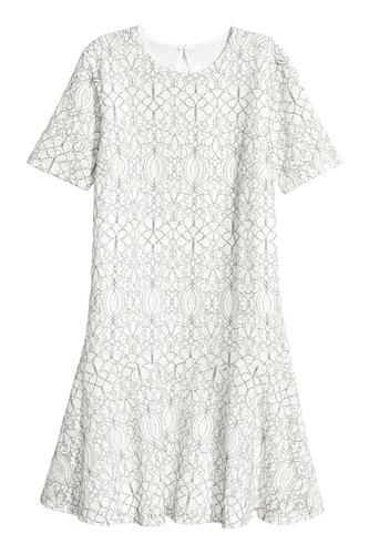 Abito pizzo bianco - pizzo,