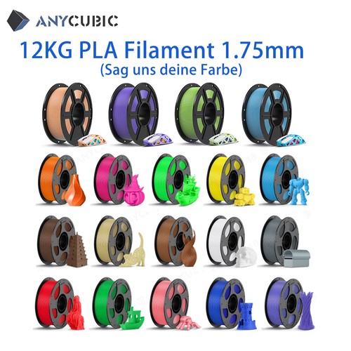 12kg filamento pla per - 12kg,