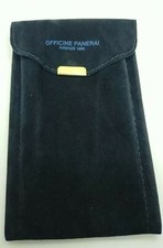 SACCHETTO PER OROLOGI OFFICINE PANERAI BIG SIZE 9X15mm CON PATTINA E BOTTONE