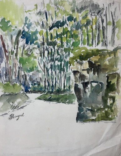 Disegno antico firmato