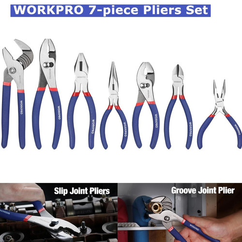 Workpro set pezzi pinze - workpro, 7