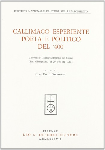Callimaco esperiente poeta - callimaco,