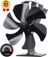 Heat Powered Stove Fan Wood