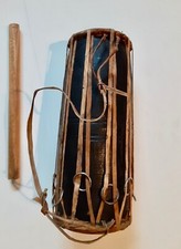  Ceylon Strumento Musicale Tradizionale a Batteria Mridangam - 11" con Bacchetta -Nuovo